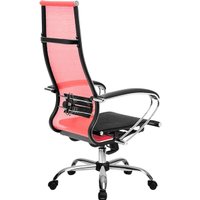 Офисное кресло Metta SK-1-BK Комплект 7, Ch ов/сечен (пластиковые ролики, красный)