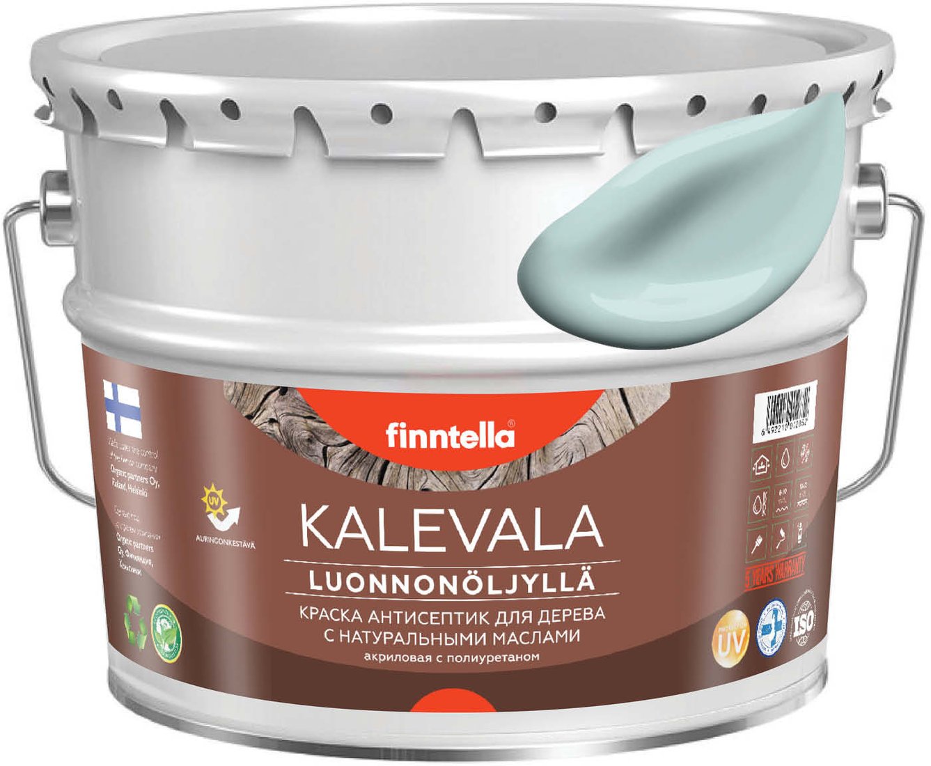 

Краска Finntella Kalevala Aamu F-13-1-9-FL019 9 л (голубой)
