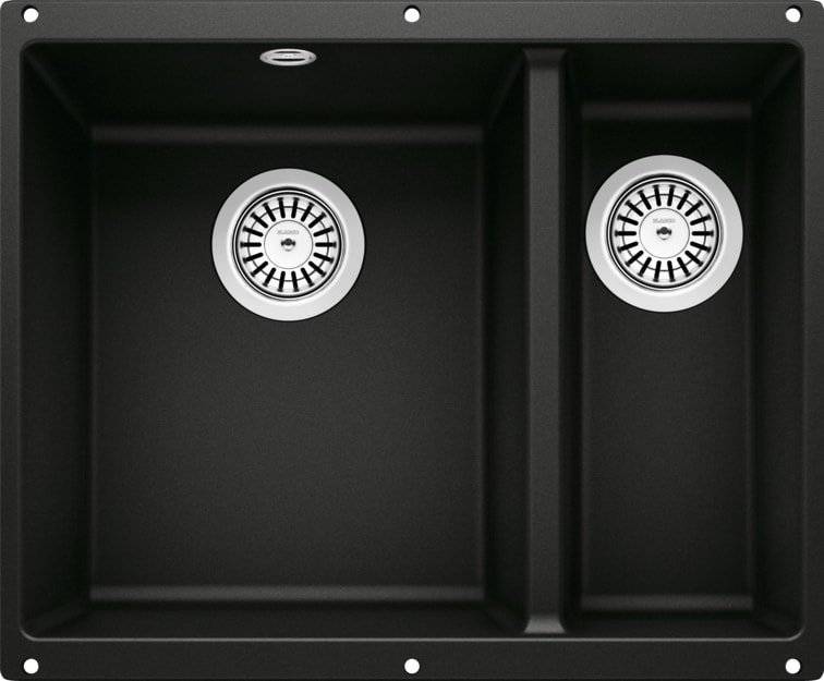 

Кухонная мойка Blanco Rotan 340/160-U 526096 (черный)