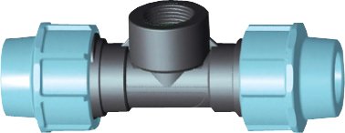 

Фитинг Donsen Тройник с внутренней резьбой 25х3/4"х90°