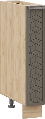 

Шкаф напольный Трия Беатрис 1Н15К (дуб крафт золотой/холст вулкан)