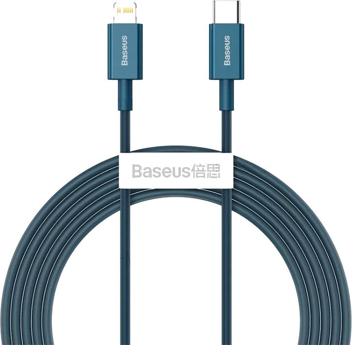 

Кабель Baseus Superior USB Type-C - Lightning (2 м, синий)