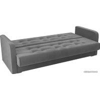 Диван Лига диванов Надежда 103076 (велюр, серый)