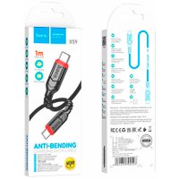 Кабель Hoco X59 USB Type-C - USB Type-C (2 м, черный)