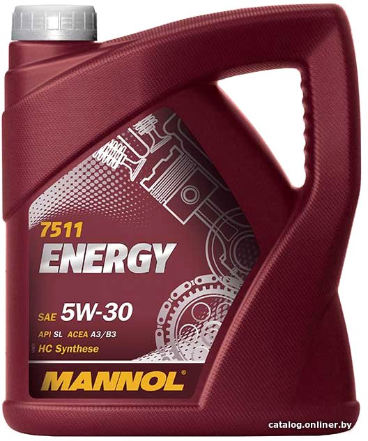 Моторное масло Mannol Energy 5W-30 API SL 4л