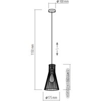 Подвесная люстра TK Lighting Vito white 1500