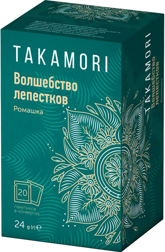 

Травяной чай Takamori Волшебство Лепестков 20 шт