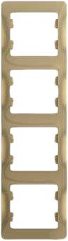 Рамка Schneider Electric Glossa GSL000408 (титан)