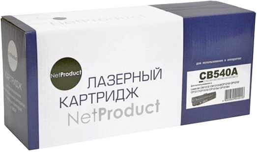 

Картридж NetProduct N-CB540A (аналог HP CB540A)