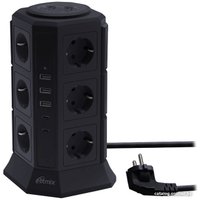 Сетевой фильтр Ritmix RM-2123C (черный)