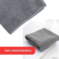 Тряпка-микрофибра USBTOP Двусторонняя салфетка из микрофибры 40х40см (серый) в Могилеве