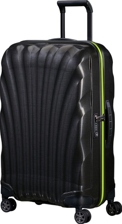 

Чемодан-спиннер Samsonite C-Lite Black-Lime 69 см