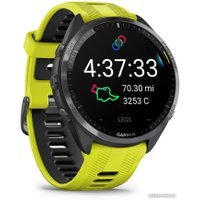 Умные часы Garmin Forerunner 965 (черный/желтый)