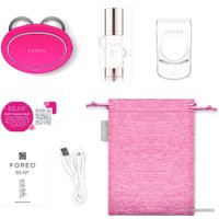 Аппарат микротоки Foreo Bear (фуксия) + Serum 30 мл