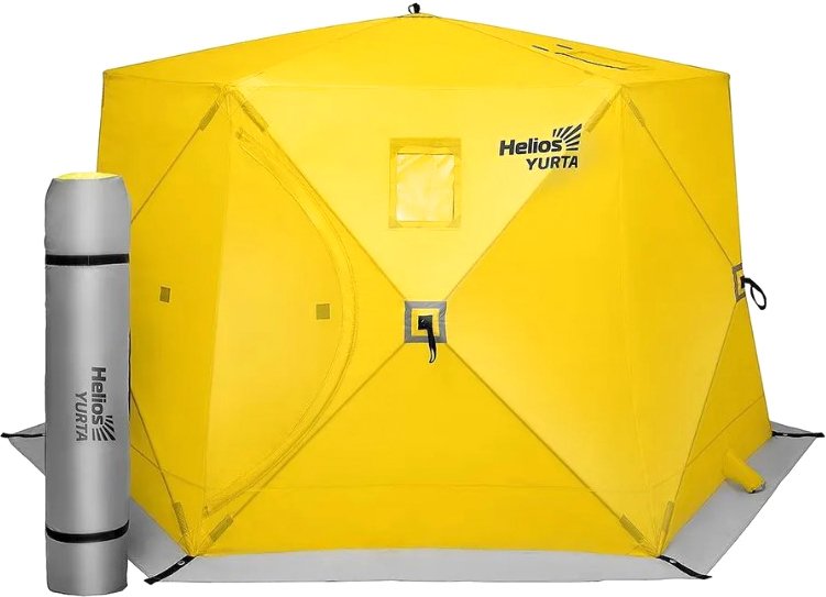 

Палатка для зимней рыбалки Helios Юрта HS-ISY-Y (желтый)