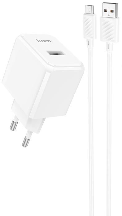 

Сетевое зарядное Hoco CS11A USB Type-C (белый)