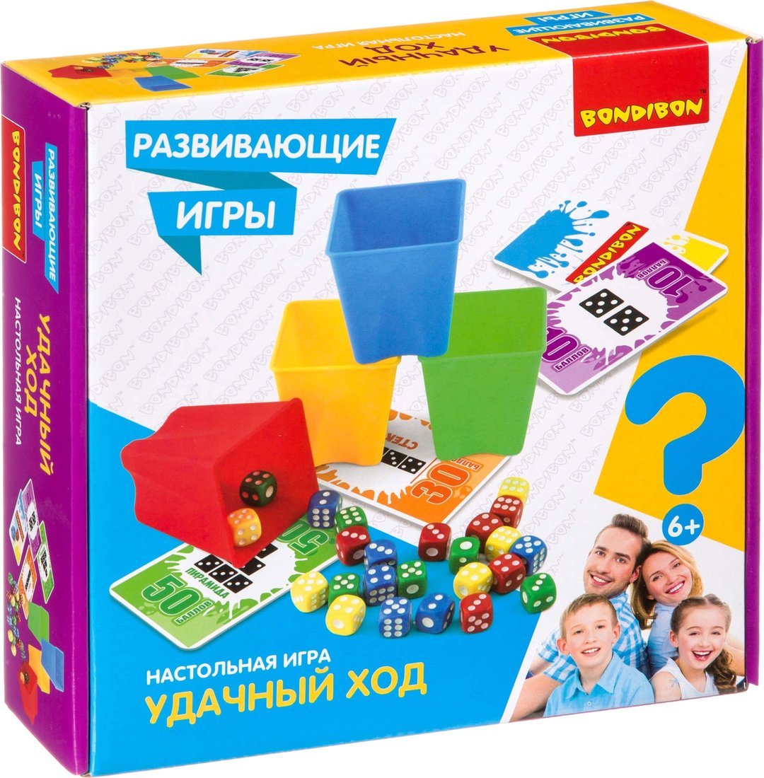 

Развивающая игра Bondibon Удачный ход ВВ4173