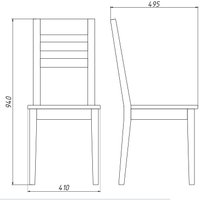Стул Белдревизделие Фернан ДМ-2 (белый)