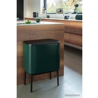 Система сортировки мусора Brabantia Bo Touch Bin 11+23 л (зеленая сосна)