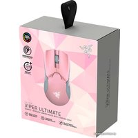 Игровая мышь Razer Viper Ultimate Quartz Pink (с док-станцией)