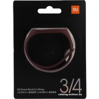 Ремешок Xiaomi для Mi Band 3/4 (красный)