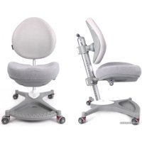 Детское ортопедическое кресло CooBee 138 с чехлом (серый)