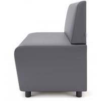 Диван Mio Tesoro Бафф (экокожа/серый)