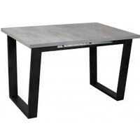 Кухонный стол СоюзРегионПоставка Хаген 120х80 (муар черный/цемент)