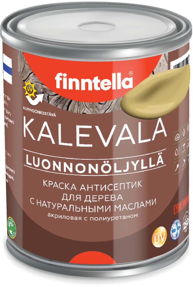 

Краска Finntella Kalevala Syksy F-13-1-1-FL117 0.9 л (желтый)