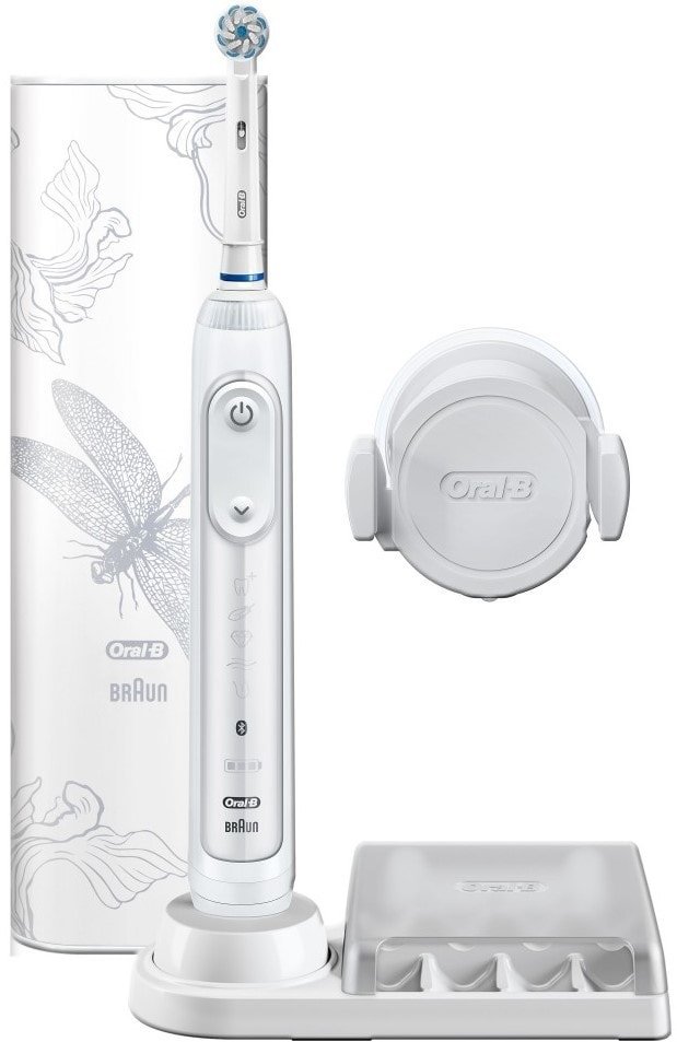 

Электрическая зубная щетка Oral-B Genius 10000N Special Edition D701.515.6XC (белый)