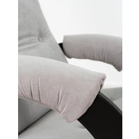 Кресло-глайдер Glider Модель 68 (светло-серый/венге)