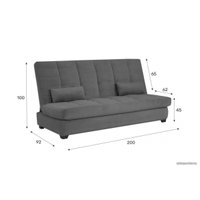 Диван DiArt Соната-2 прямой (dream mint)