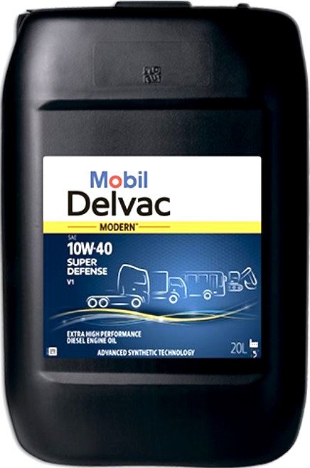 Моторное масло Mobil Delvac Modern 10W-40 Super Defense V1 20л