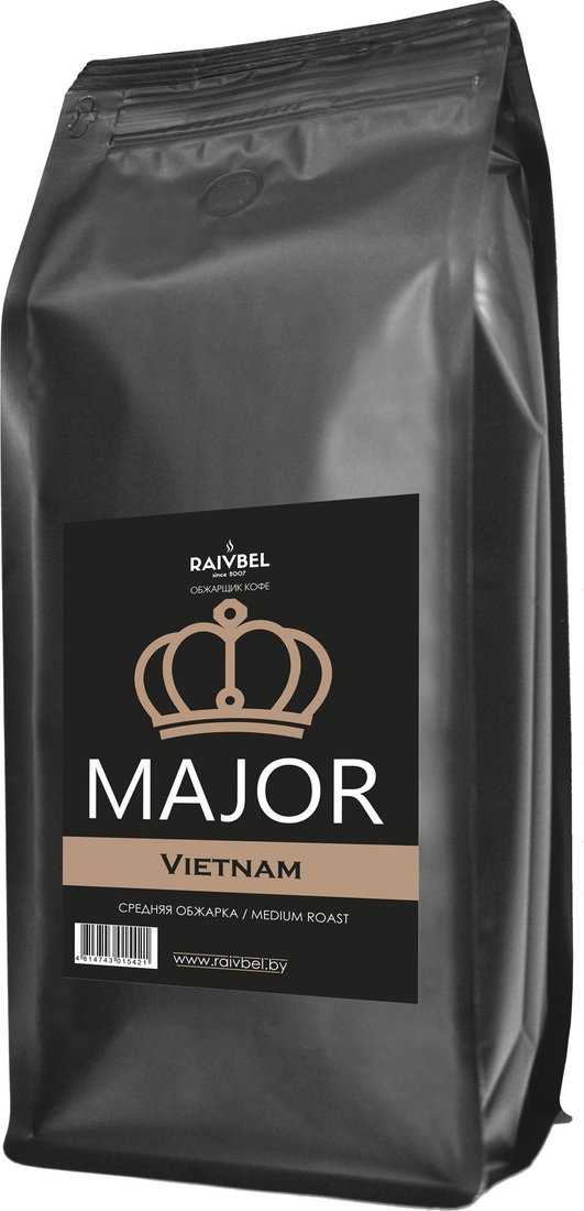 

Кофе Major Vietnam зерновой 1 кг