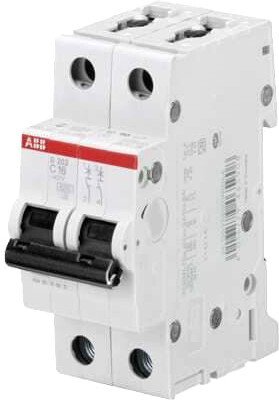 

Выключатель автоматический ABB S 202 2P С 2А 6кА 2M 2CDS252001R0024