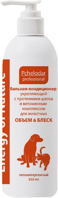 

Бальзам Pchelodar Energy of Nature с протеинами шелка и витаминами (350 мл)