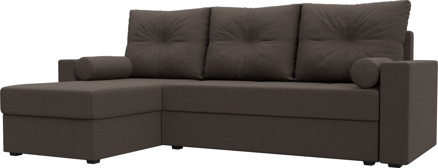 

Угловой диван Лига диванов Верона Лайт левый 125976L (рогожка амур коричневый)