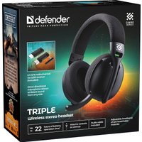 Наушники Defender Triple (черный)