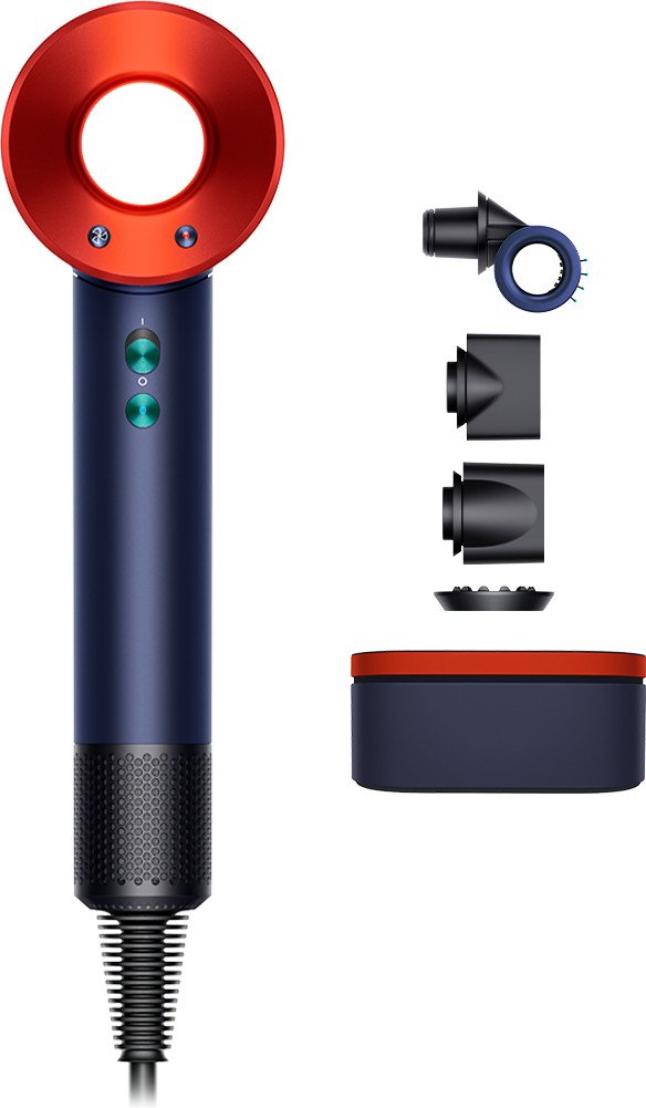 

Фен Dyson HD15 Supersonic (с переходником на евровилку, берлинская лазурь/топаз)