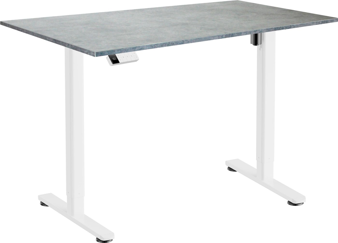 

Стол для работы стоя ErgoSmart Electric Desk Slim 1200х650х18 мм (бетон чикаго/белый)