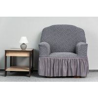 Пледы, покрывала Софатэкс Люкс КПО-7 Венеция с оборкой 01043 (серый)