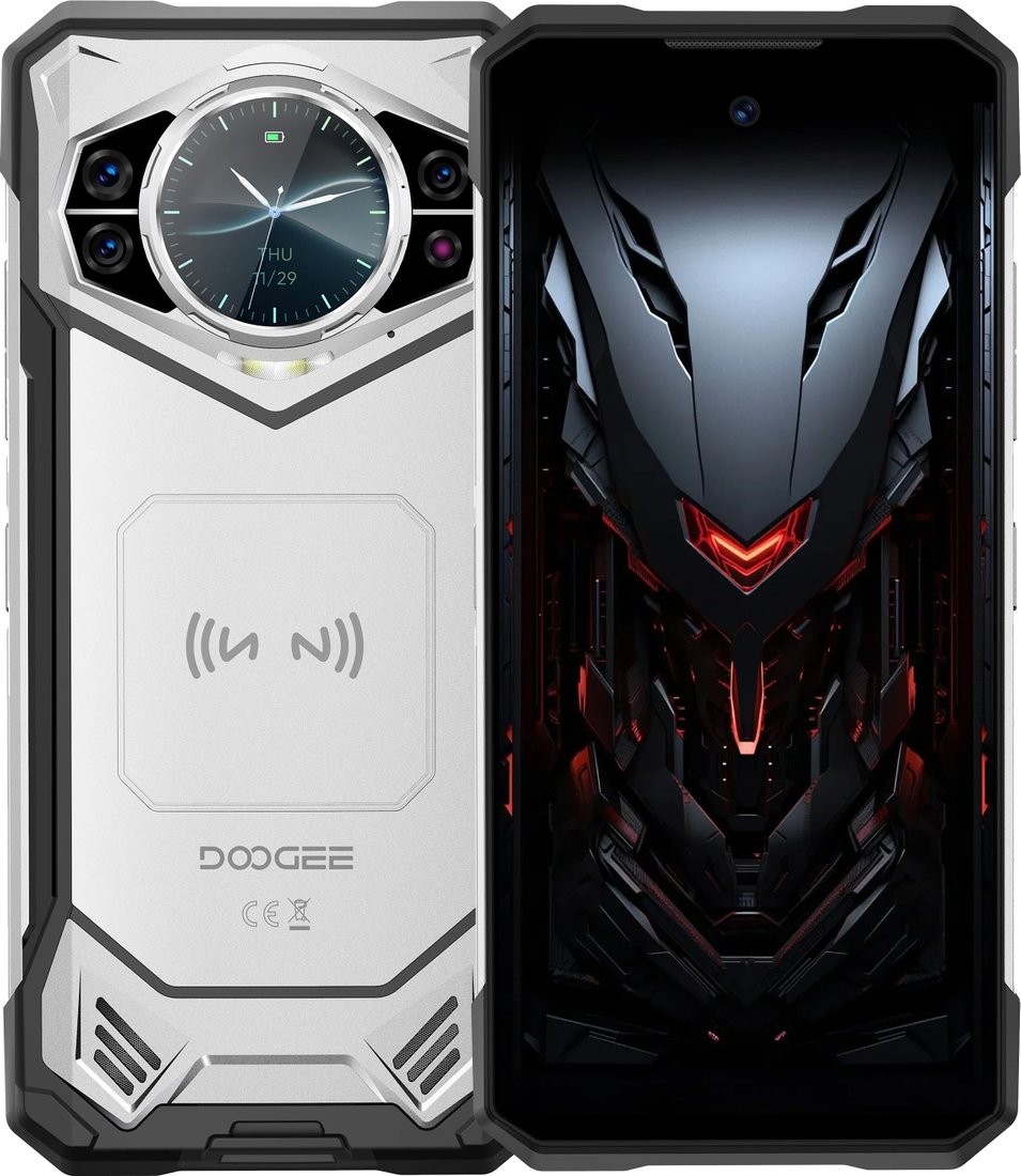 

Телефон Doogee S200 12GB/256GB (серебристый)