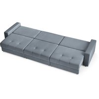 Диван Mio Tesoro Манчестер 292 1.5ек-1.5ек-1.5ек (968 серый)