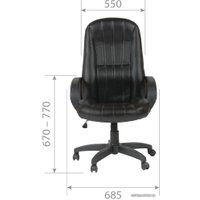 Офисное кресло CHAIRMAN 685 ЭКО (черный)