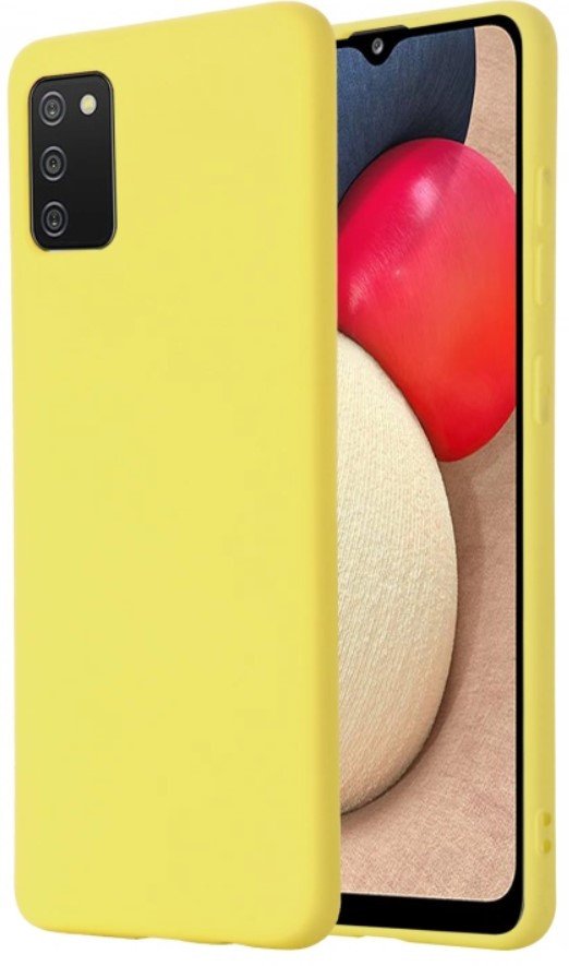 

Чехол для телефона Case Cheap Liquid для Galaxy A02s (желтый)