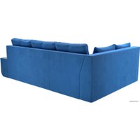 Угловой диван Mebelico Амадэус 109683 (левый, велюр, голубой)