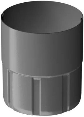

Кровля Docke Stal Premium Муфта соединительная D90 (графит 7024)