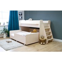 Двухъярусная кровать Красная звезда Р444 Капризун 7 160/180x80 (дуб млечный)