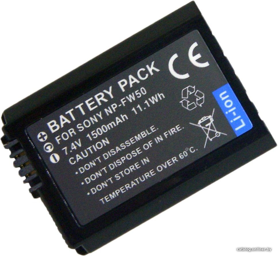 Аккумулятор By-mobile аналог Sony NP-FW50