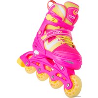 Роликовые коньки Ridex Wing (р. 38-41, розовый/желтый)